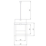 Čuguna šīberis Damper 40